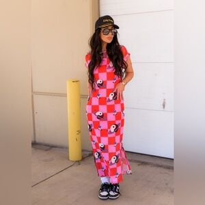 Mad About You Mesh Dress in Cosmic Cowgirl